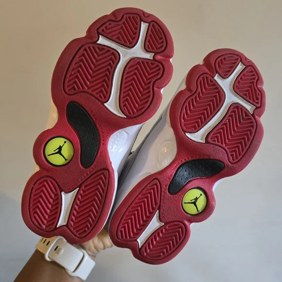 Jordan 13 Retro History of Flight Kids Sneakers Size 11C White Red OG - Picture 11 of 12